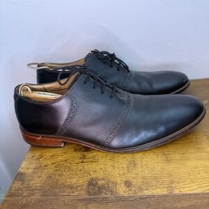 Cole Haan Black Leather Oxford Dress Shoes